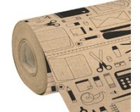 Geschenkpapier 'Schrijfwaren' op rol