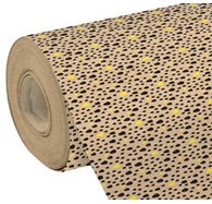 Recycled kraft roll 70g 50x0.70m fluo pips - black