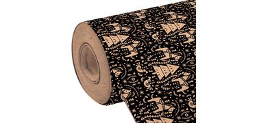 Geschenkpapier 'Flora', auf Rolle