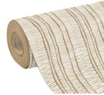 Kraft 70g, rl 50x0,70m Stries blanches - Blanc