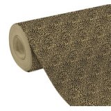 Kraft brut 70g, rl 50x0,70m Géo noir - Noir