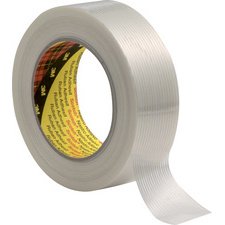 Versterkte plakband 8956, 50 mm x 50 m, transparant