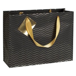 Sac cadeau "Premium Max&moi" 32 x 13 x 24,5 cm - Noir