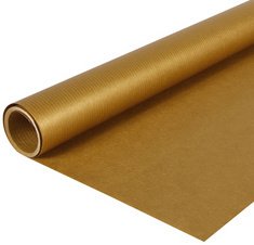 Papier d'emballage 'Color', 700 mm x 3 m, or