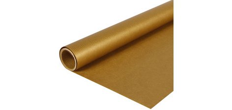 Papier d'emballage 'Color', 700 mm x 3 m, or