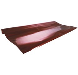 Geschenkpapier 80g mit metallic-effekt auf 1 seite, rolle 2x0,70m - rot