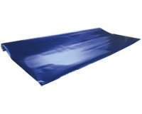 Geschenkpapier 80g mit metallic-effekt auf 1 seite, rolle 2x0,70m - tiefblau