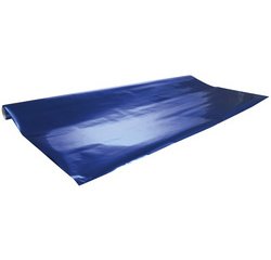 Geschenkpapier 80g mit metallic-effekt auf 1 seite, rolle 2x0,70m - tiefblau
