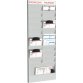 Planificateur de bureau mural, 20 casiers, gris