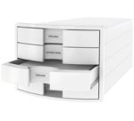 Module de classement IMPULS 2.0, 4 tiroirs, gris clair