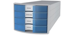 Module de classement IMPULS 2.0, 4 tiroirs, gris/