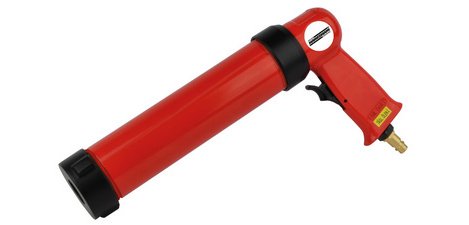 Compressed air cartridge gun