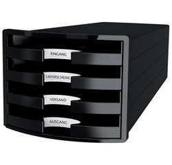 Han ladenblok Impuls, open laden, lichtgrijs