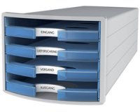 Module de rangement IMPULS 2.0, 4 tiroirs ouverts, gris