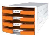 Module de rangement IMPULS 2.0, 4 tiroirs ouverts, blanc