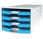 Module de rangement IMPULS 2.0, 4 tiroirs ouverts, blanc