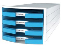 Module de rangement IMPULS 2.0, 4 tiroirs ouverts, blanc