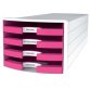 Module de rangement IMPULS 2.0, 4 tiroirs ouverts, blanc