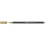 Stylo feutre Pen 68 metallic, or