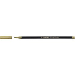 Stylo feutre Pen 68 metallic, or