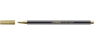 Stylo feutre Pen 68 metallic, or
