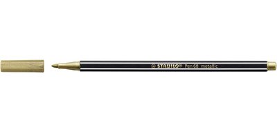 Stylo feutre Pen 68 metallic, or