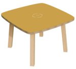 Table d'appoint WOODY, en bois massif, hêtre