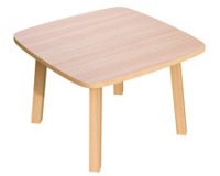 Bijzettafel WOODY in massief hout