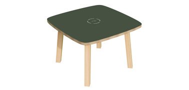 Table d'appoint WOODY, en bois massif, hêtre