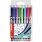 Stift met fijne punt SENSOR M - plastic etui van 6 stuks