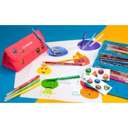 Trousse garnie color'n stick, en polyester