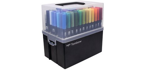 Tombow Brushpen ABT Dual Brush Pen, 108-teiliges Set in verschiedenen Farben