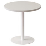 Table d'appoint easyDesk, diamètre: 600 mm, blanc