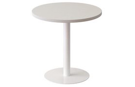 Bijzettafel easyDesk diameter 600 mm wit