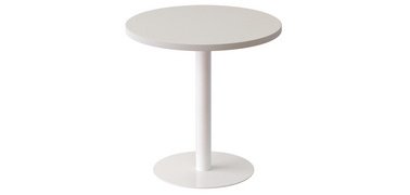 Table d'appoint easyDesk, diamètre: 600 mm, blanc