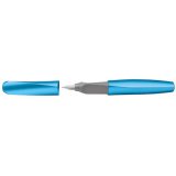 Twist Stylo plume Frosted Blue, bleu-métallique
