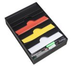 Organiseur de tiroir, 6 compartiments, gris