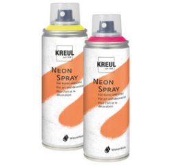 Peinture aéorosol NEON SPRAY, jaune fluo, 200 ml