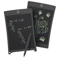 Ardoise LCD, 8,5 pouces (21,59 cm), noir