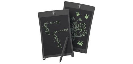 Ardoise LCD, 8,5 pouces (21,59 cm), noir