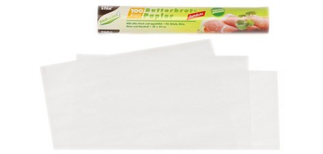 Papier pour sandwich, (L)250 x (L)300 mm, blanc