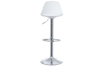 Chaise de bar 'BOBBA', ensemble de 2, blanc
