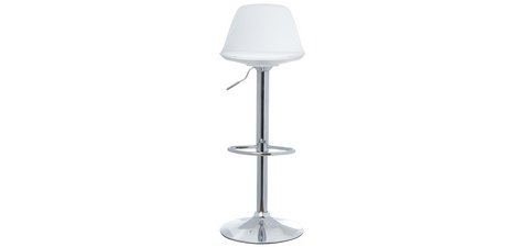 Bar chair 'BOBBA', set of 2, white