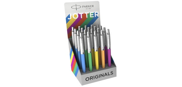 Stylo à bille JOTTER ORIGINALS, présentoir de 20