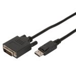 Câble adaptateur, DisplayPort - DVI-D, 2,0 m, noir