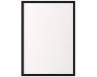 Cadre photo en aluminium, (L)600x(H)800 mm, noir