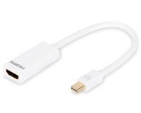 Câble adaptateur, DisplayPort Mini - HDMI Type A,