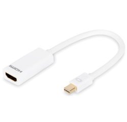 Câble adaptateur, DisplayPort Mini - HDMI Type A,