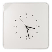 En_armario plastico portallaves paperflow con reloj para 12 llaves 320x60x320 mm blanco