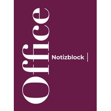 Bloc de bureau Office Clairefontaine 14,8 x 21 cm agrafé - uni - 50 feuilles